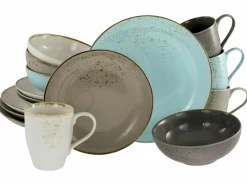 CreaTable Kombigeschirr 16tlg mehrfarbig