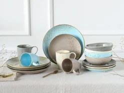 CreaTable Kombigeschirr 16tlg mehrfarbig