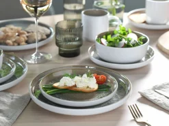 CreaTable Kombigeschirr 16tlg beigeweiß