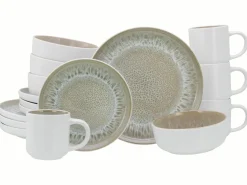 CreaTable Kombigeschirr 16tlg beigeweiß