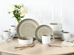 CreaTable Kombigeschirr 16tlg beigeweiß