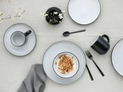 CreaTable Kombigeschirr 16tlg schwarzweiß