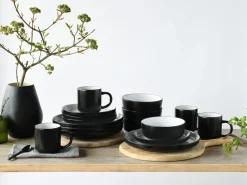 CreaTable Kombigeschirr 16tlg schwarzweiß