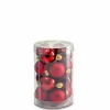 Decoris 16er Kugelbox 3,5cm rot