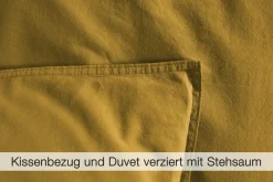 Dero Textil Bettwäsche gelb