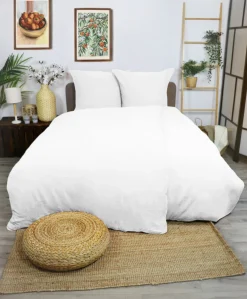 Dero Textil Musselin-Bettwäsche weiß