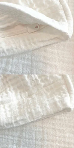 Dero Textil Musselin-Bettwäsche weiß