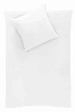 Dero Textil Musselin-Bettwäsche weiß