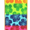 Dero Textil Strandtuch Summer Hibiscus mehrfarbig