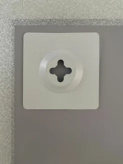 Digitaldruckspiegel silberfarben