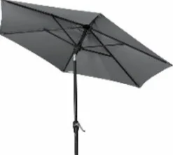 Doppler Mittelmastschirm grau