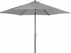 Doppler Mittelmastschirm grau