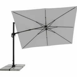 Doppler Pendelschirm grau