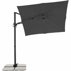 Doppler Pendelschirm grau