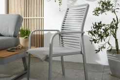 Doppler Stapelstuhl grau