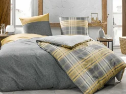 Dormisette Bettwäsche graugoldfarben