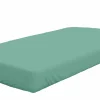 Dormisette Jersey-Spannbettlaken blau