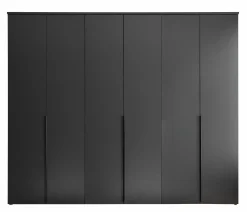 Drehtürenschrank 6-trg. grau