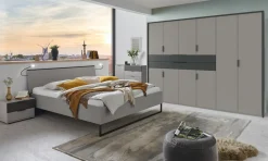 Drehtürenschrank 10-trg. grau