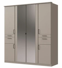 Drehtürenschrank 6-trg. grau