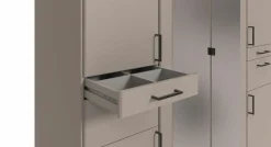 Drehtürenschrank 6-trg. grau