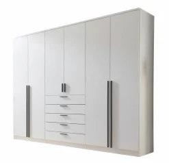 Drehtürenschrank 6-trg. weiß