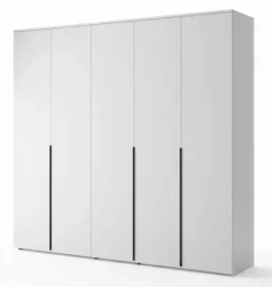 Drehtürenschrank 5-trg. weiß