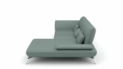 Eckgarnitur blaugrau