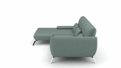 Eckgarnitur blaugrau