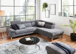 Eckgarnitur grau