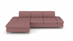 Eckgarnitur pinkrot