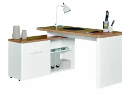 Eckschreibtisch weiß