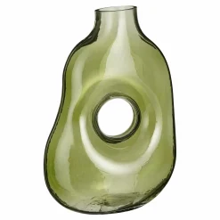 Edelman Jay Vase Glas h.gruen grün