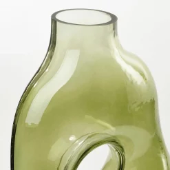 Edelman Jay Vase Glas h.gruen grün