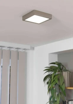 Eglo LED-Aufbauleuchte 1flg silberfarben