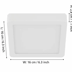 Eglo LED-Aufbauleuchte 1flg weiß