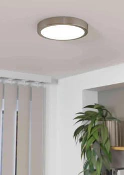 Eglo LED-Aufbauleuchte 1flg silberfarben