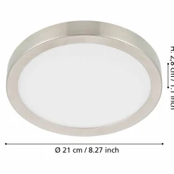 Eglo LED-Aufbauleuchte 1flg silberfarben