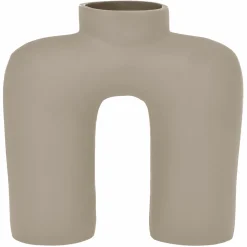 EGLO Living Metallvase 22,5cm beige