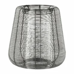 EGLO Living Windlicht 29cm silberfarbentransparent