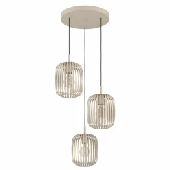 Eglo Pendelleuchte 3flg beige