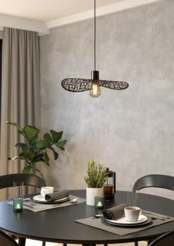 Eglo Pendelleuchte 1flg braun