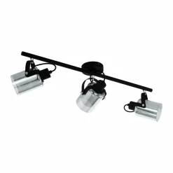 Eglo Spot 3flg schwarzsilberfarben