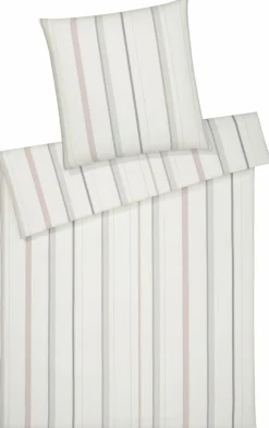 Elegante Flanell-Bettwäsche weiß