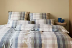 Elegante Flanell-Bettwäsche grün