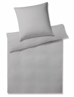 Elegante Mako-Feinjersey-Bettwäsche beige