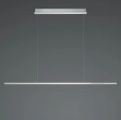 elements by BANKAMP LED-Pendelleuchte 1flg silberfarben