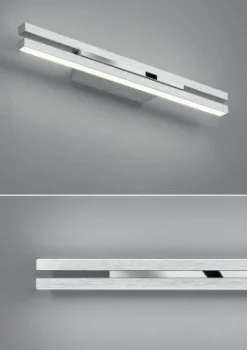 elements by BANKAMP LED-Wandleuchte 1flg silberfarben