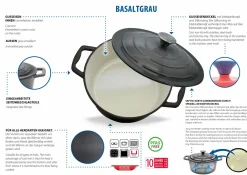 Elo Bräter 33cm grau