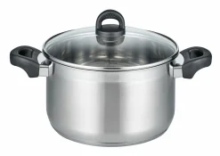 Elo Fleischtopf m. Deckel 24cm silberfarben